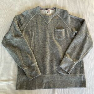 Todd Snyder + Champion Heather Gray Crewneck Sweatshirt size large